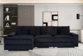 3-Piece Sectional Sofa with Chaise, plus Fabric, Available in Multiple Colors