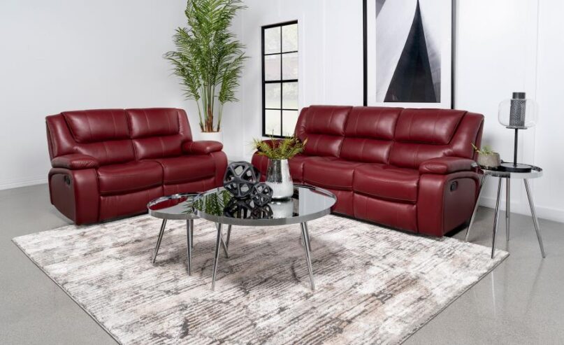 Red Reclining Living Room Set