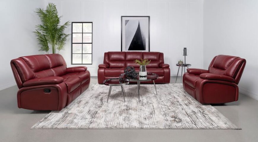 Red Reclining Living Room Set